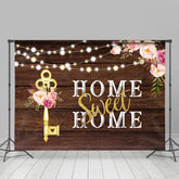 Lofaris Home Sweet Housewarming Bridal Shower Backdrop